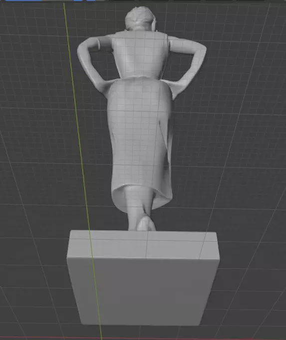 Audrey Hepburn 3D print model_13