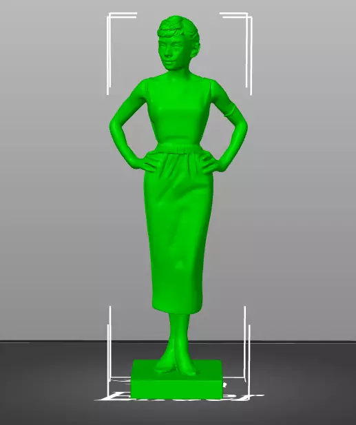 Audrey Hepburn 3D print model_16