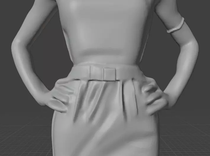 Audrey Hepburn 3D print model_23