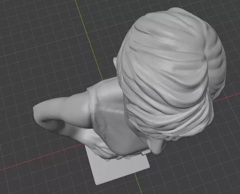 Audrey Hepburn 3D print model_24