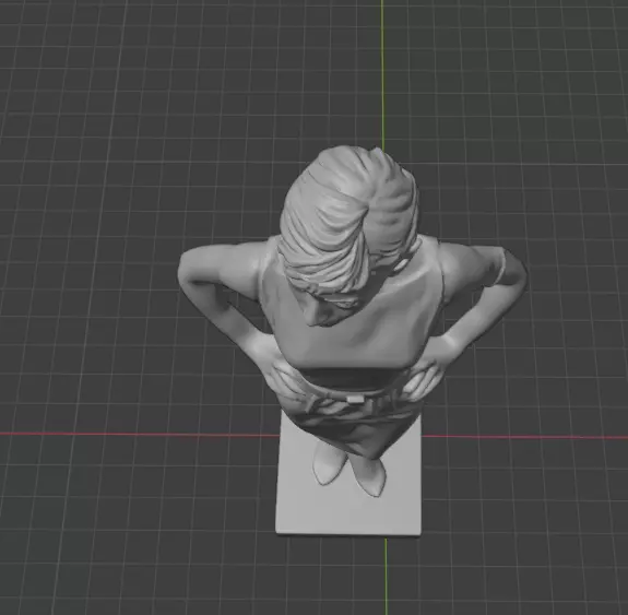 Audrey Hepburn 3D print model_20