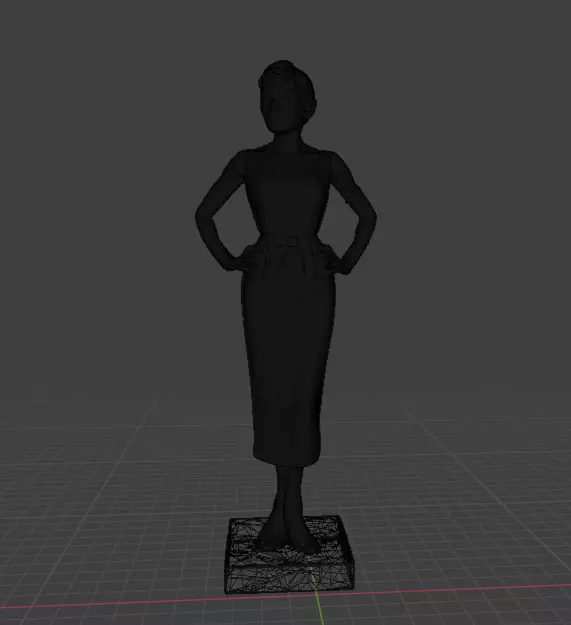 Audrey Hepburn 3D print model_21