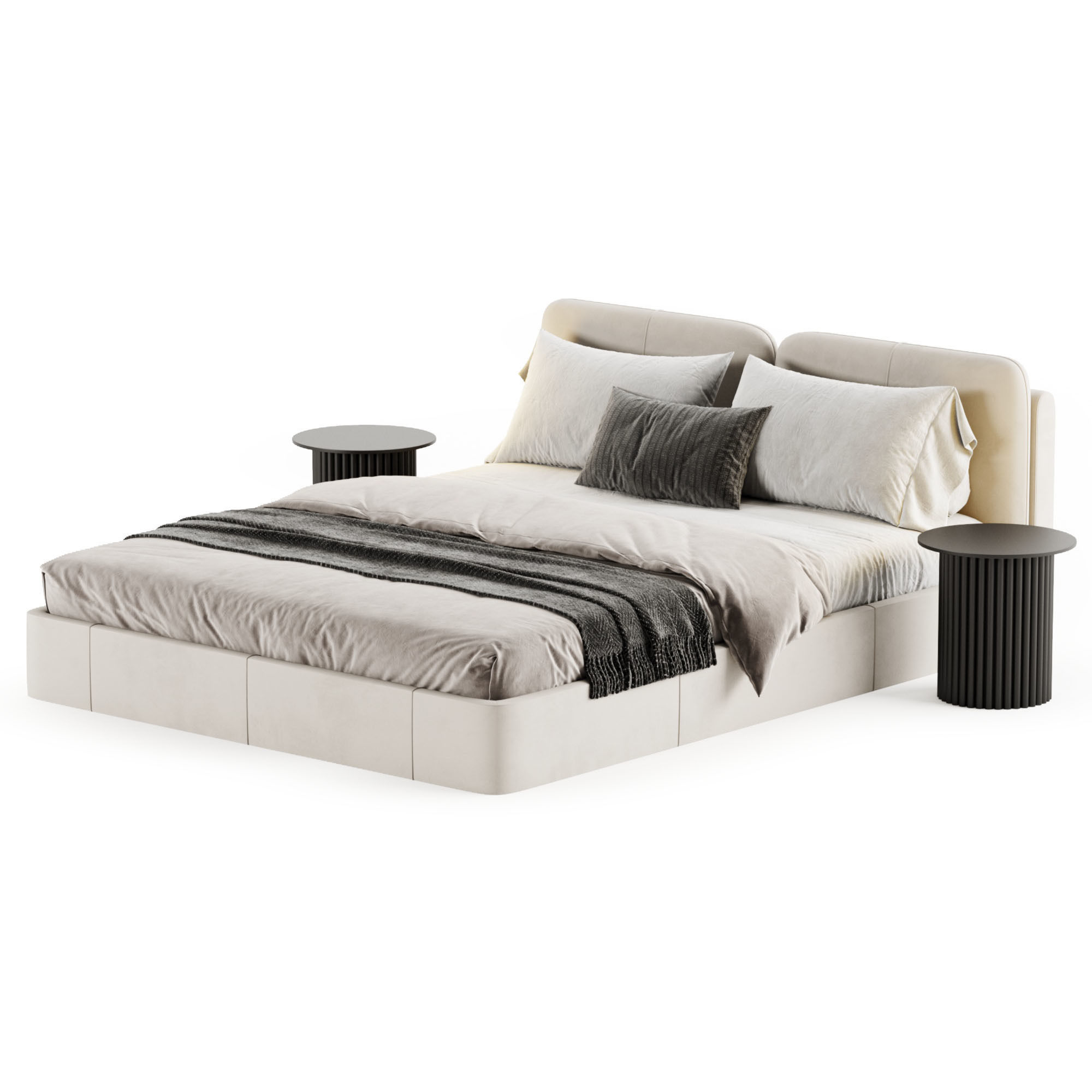 LETTO Lulu Bed 3D model_11