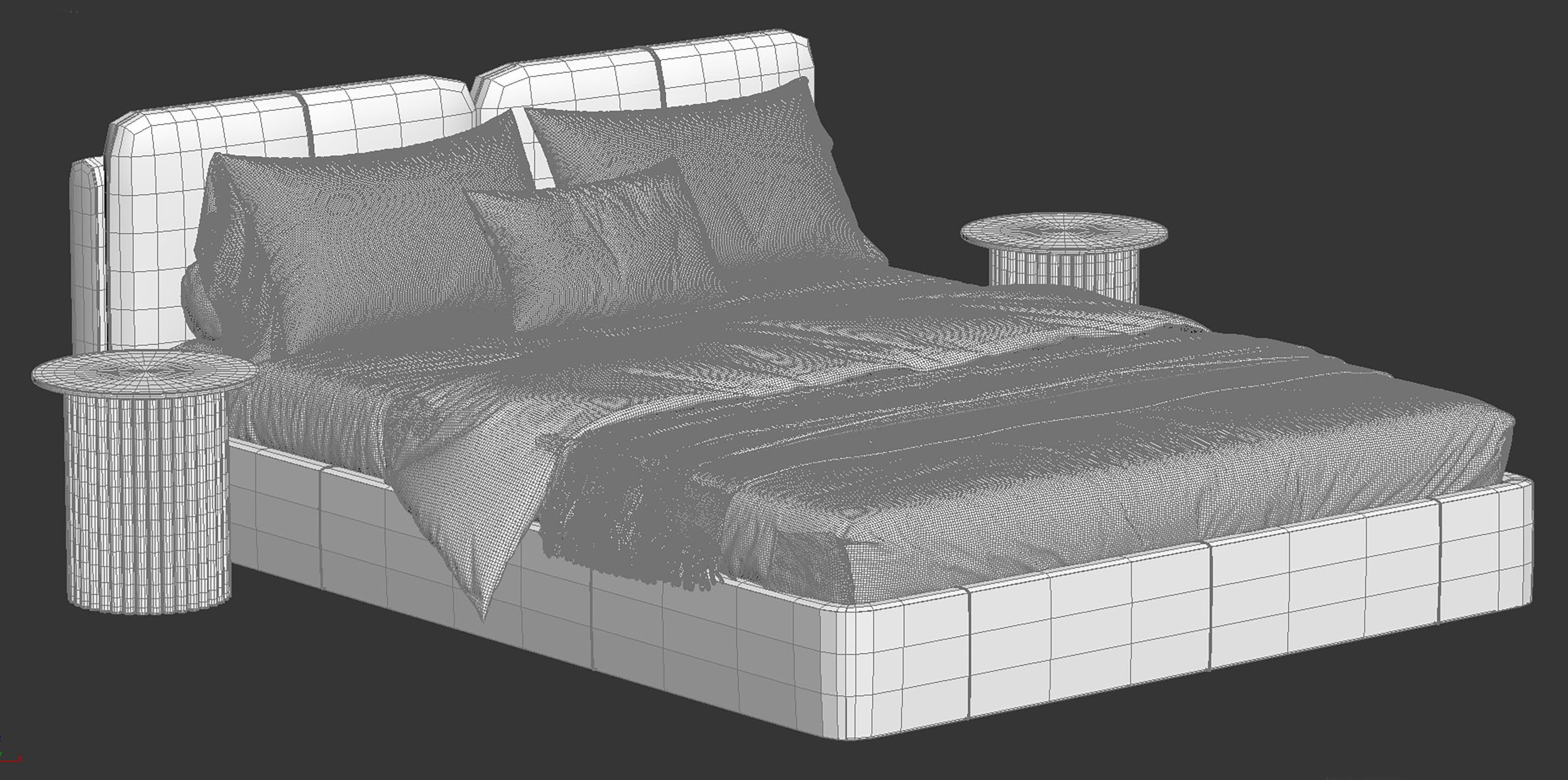 LETTO Lulu Bed 3D model_18