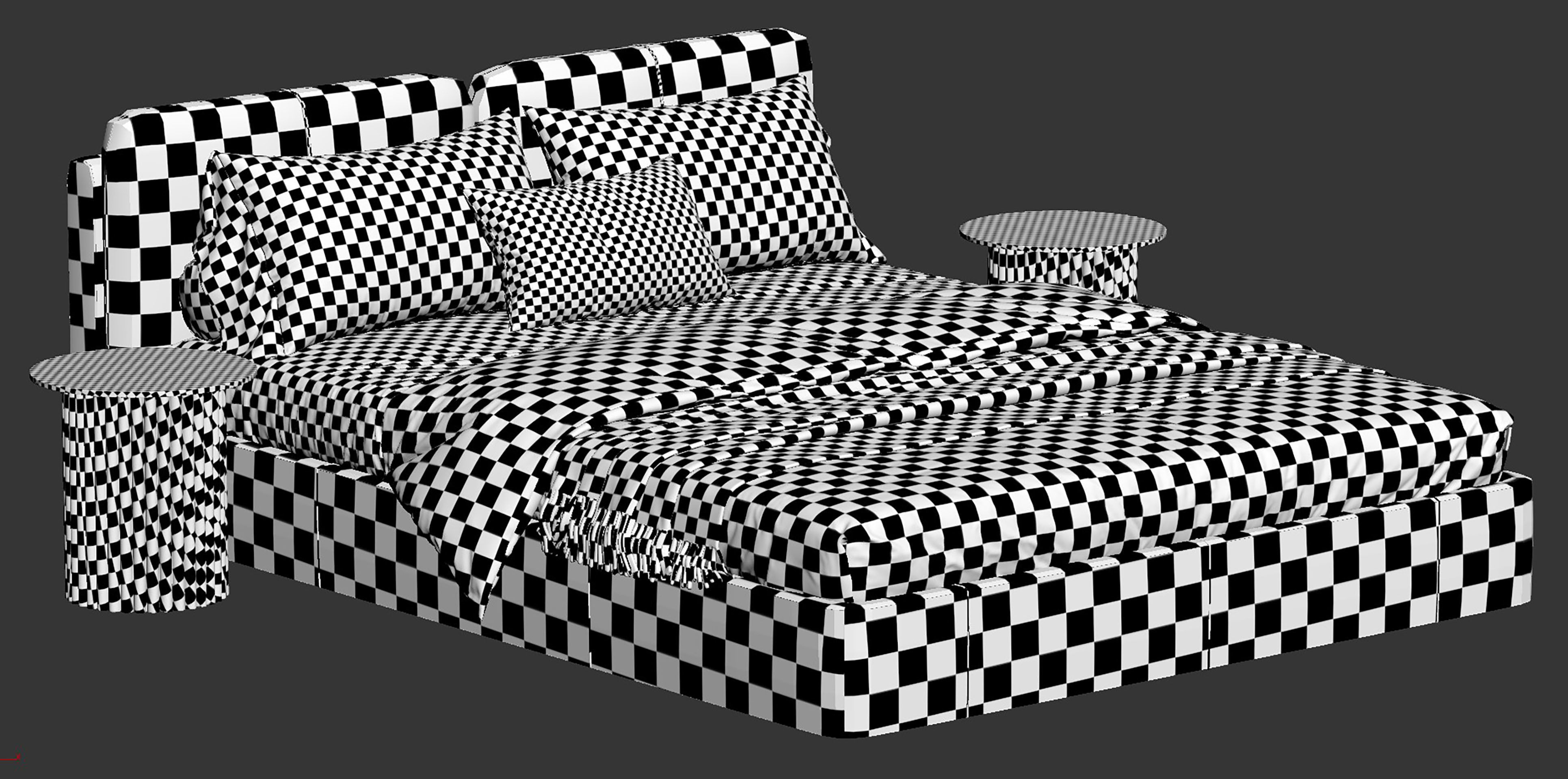 LETTO Lulu Bed 3D model_15