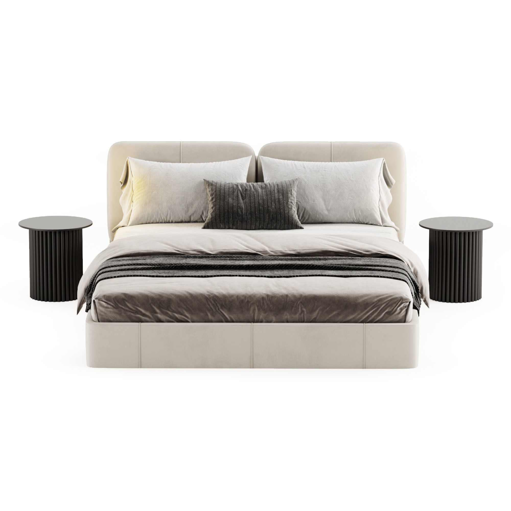 LETTO Lulu Bed 3D model_12