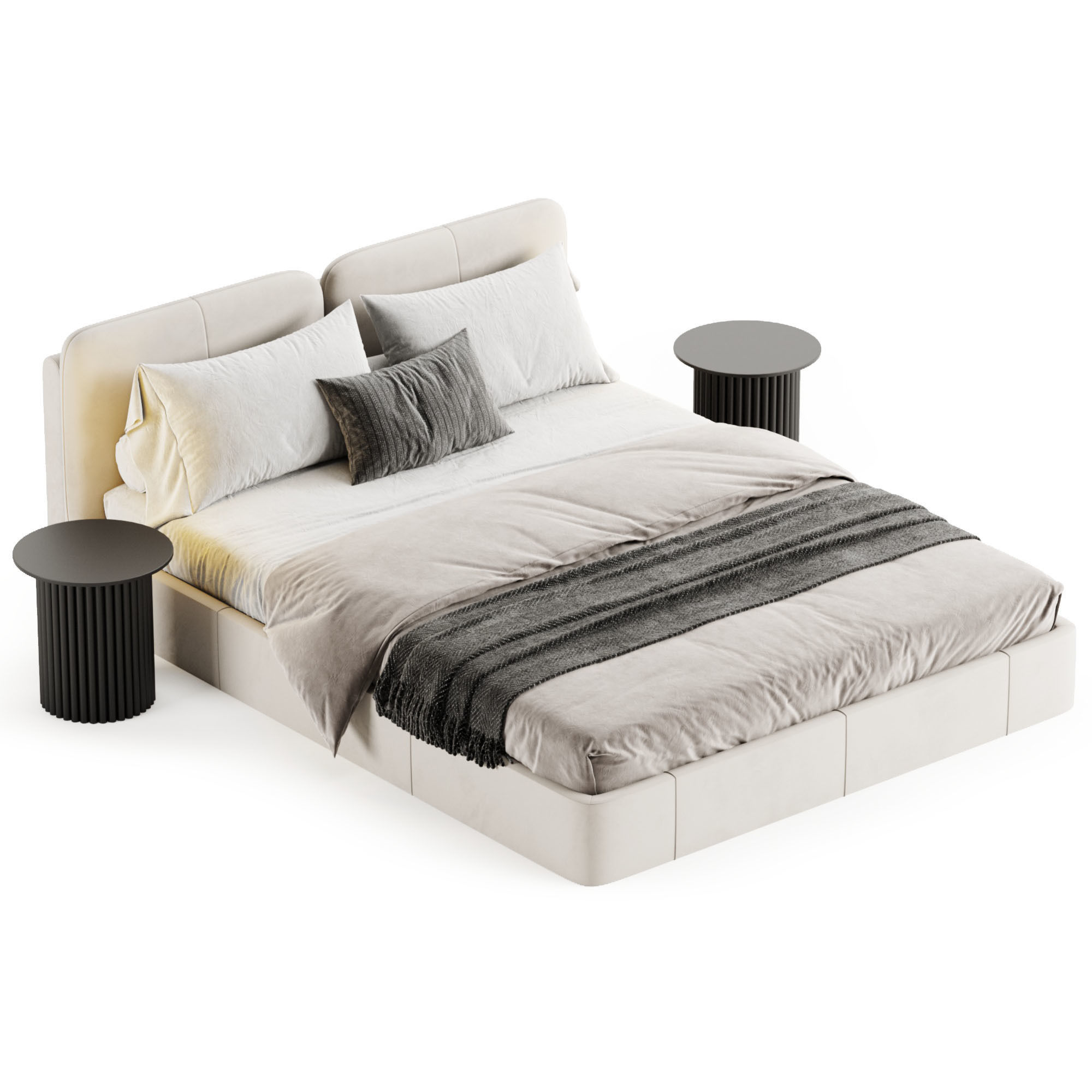 LETTO Lulu Bed 3D model_9