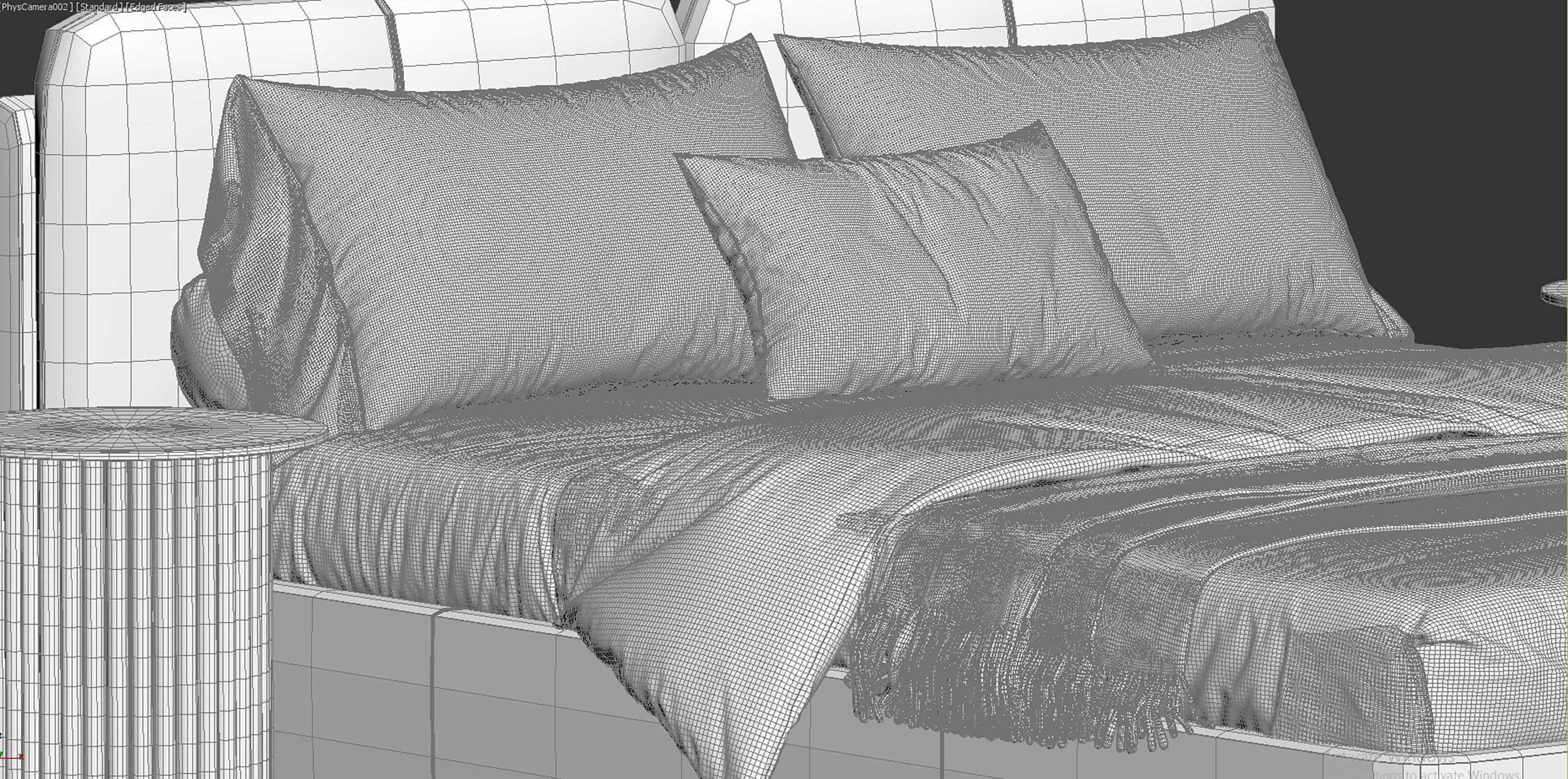 LETTO Lulu Bed 3D model_17