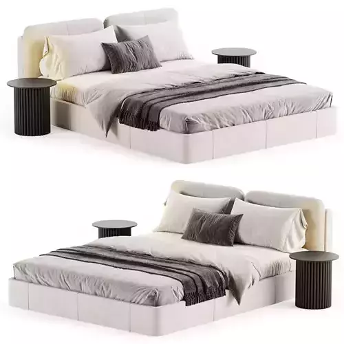 LETTO Lulu Bed 3D model