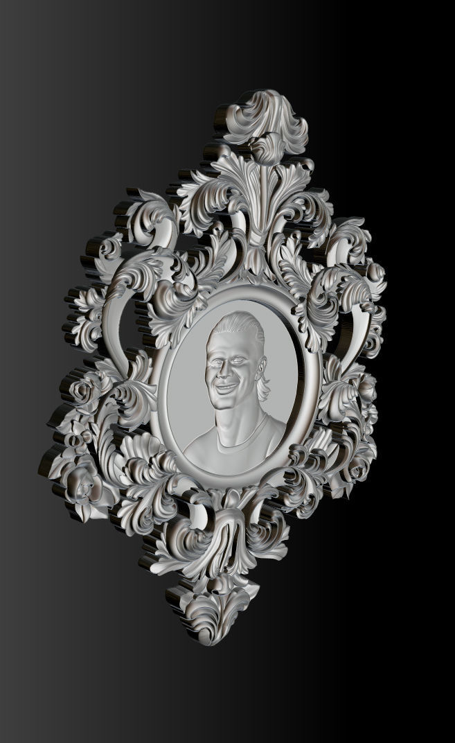 Erling Haaland bust for 3D printing 3D print model_39