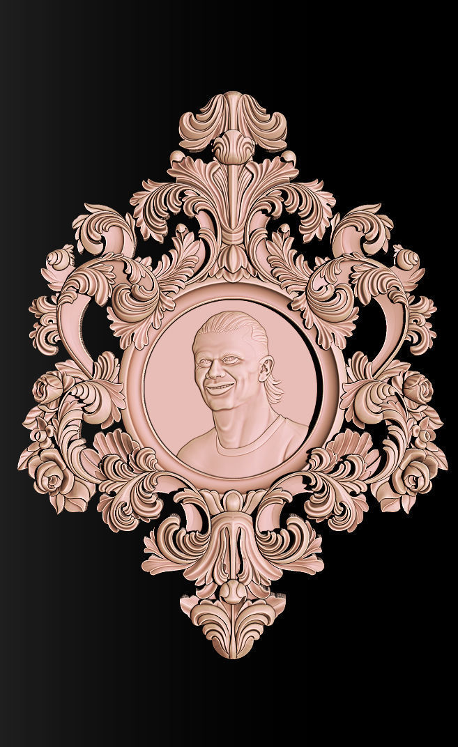 Erling Haaland bust for 3D printing 3D print model_35