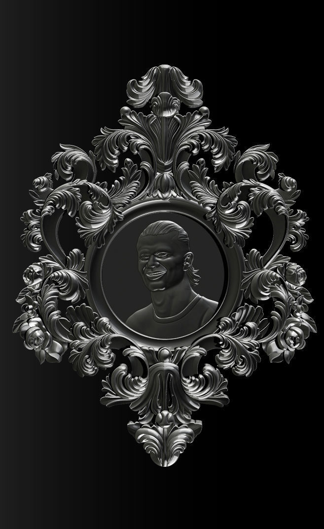 Erling Haaland bust for 3D printing 3D print model_38