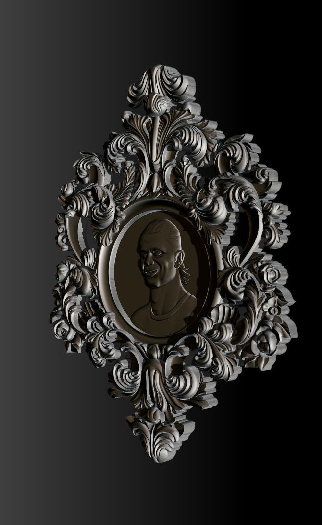 Erling Haaland bust for 3D printing 3D print model_41