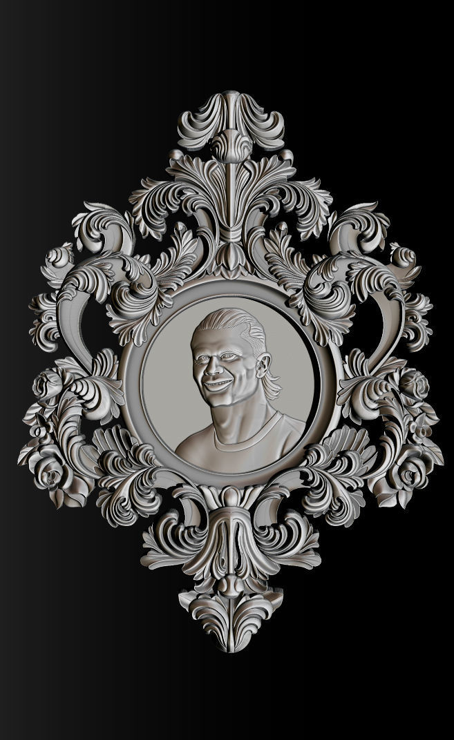 Erling Haaland bust for 3D printing 3D print model_33