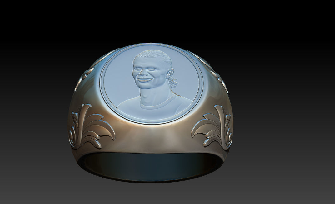 Erling Haaland bust for 3D printing 3D print model_23