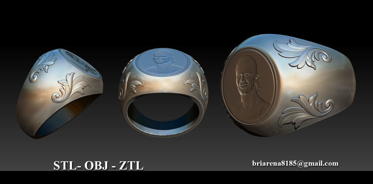 Erling Haaland bust for 3D printing 3D print model_5