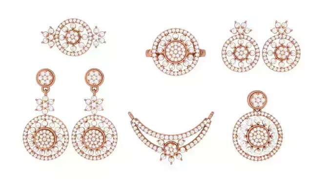 Ring Earrings Pendant Necklace Bracelet Pack