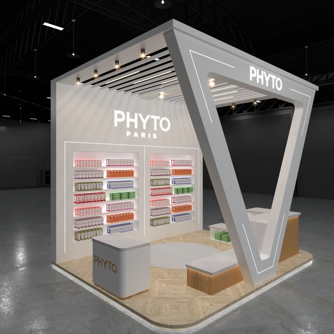 TRI exhibition stand design 3D model_1