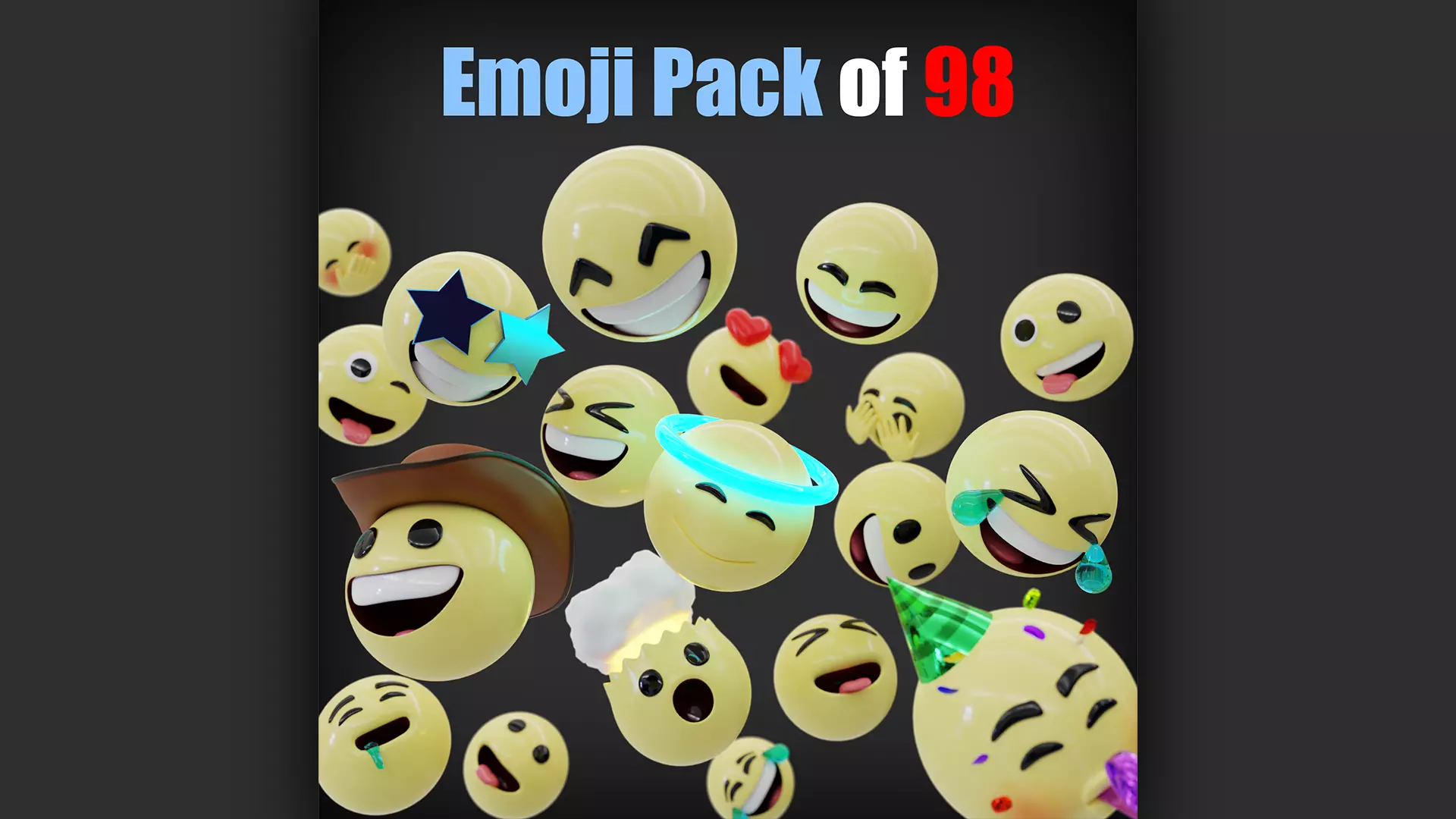 Ultimate Emoji Pack 3D model_0