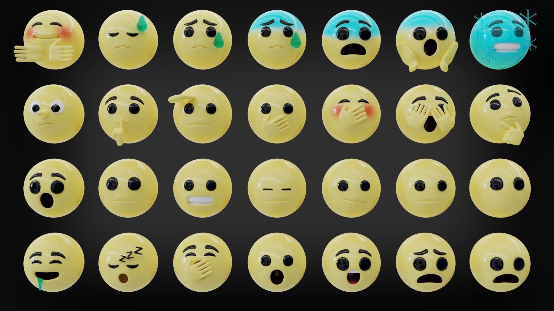 Ultimate Emoji Pack 3D model_5