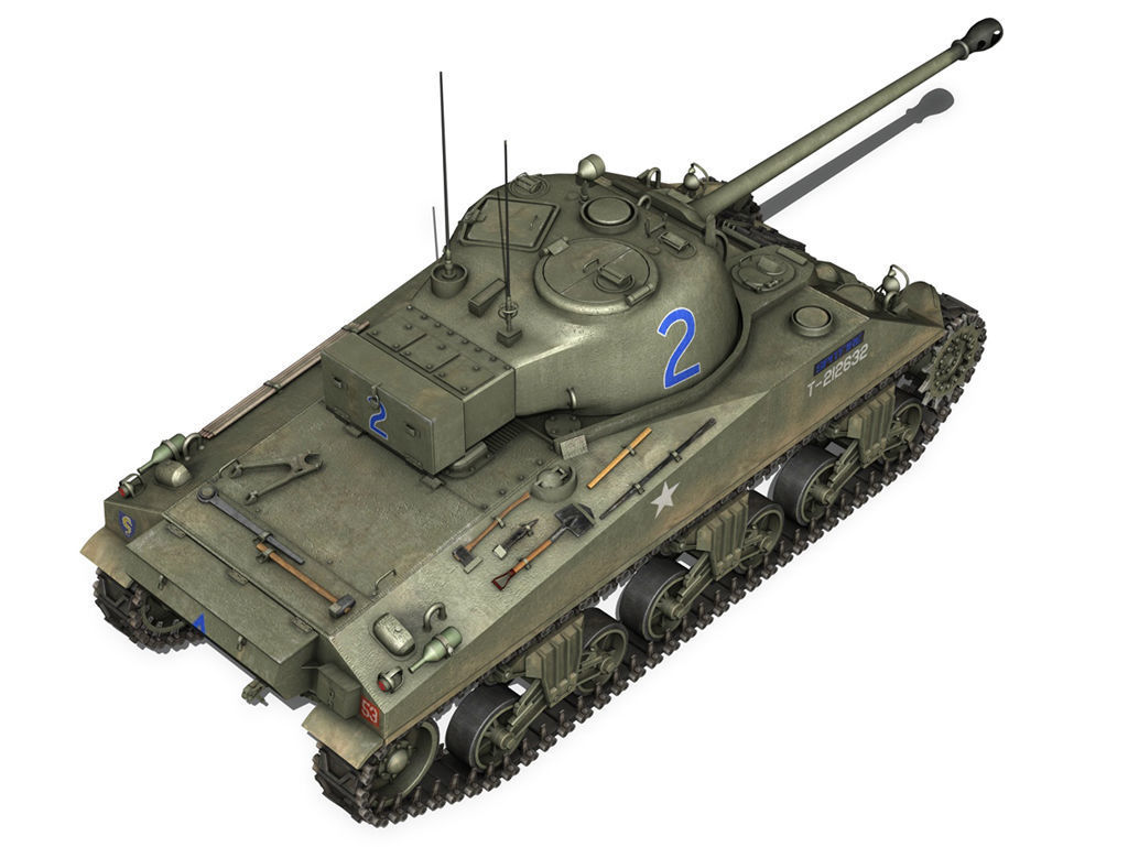 British Shermans - Collection 3D model_26