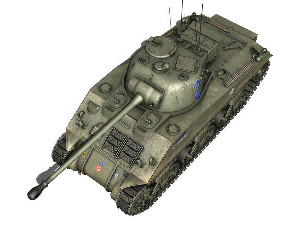 British Shermans - Collection 3D model_25