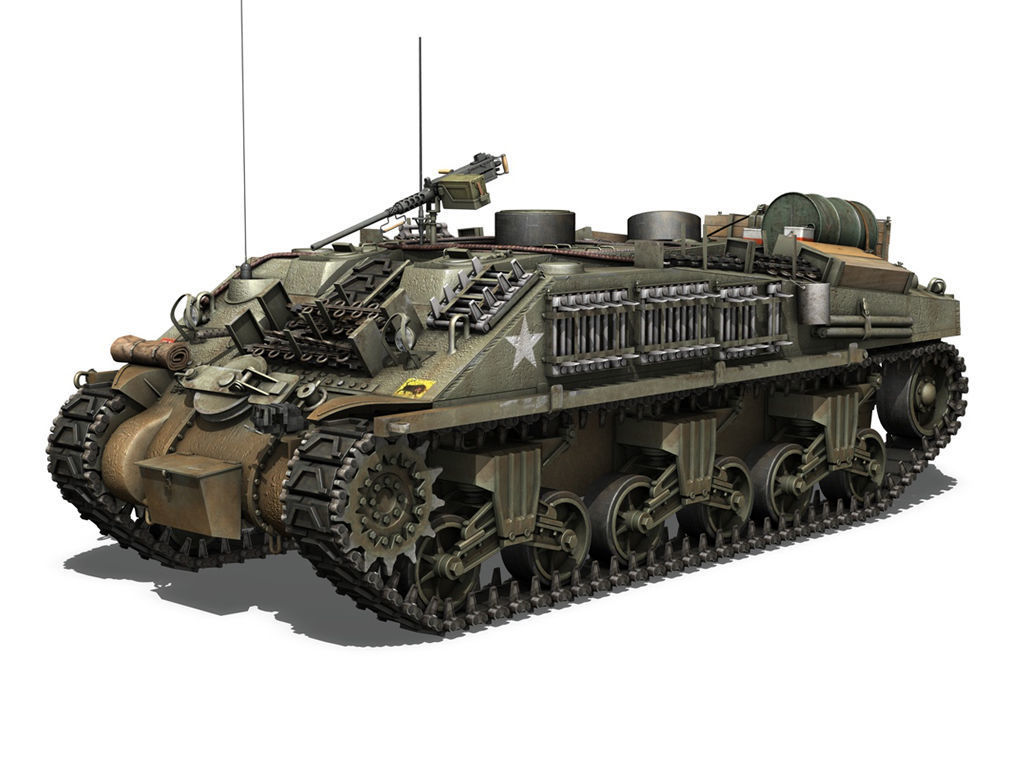 British Shermans - Collection 3D model_15