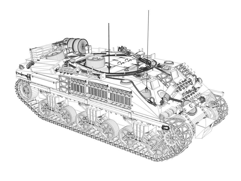 British Shermans - Collection 3D model_18