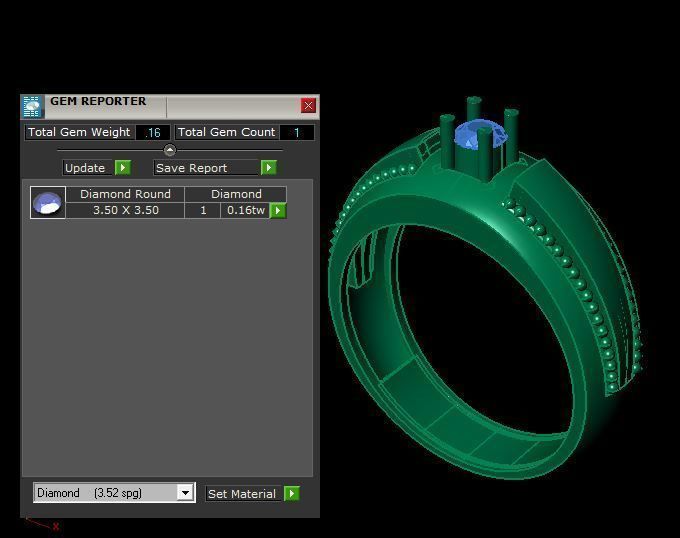 man ring 3D print model_16