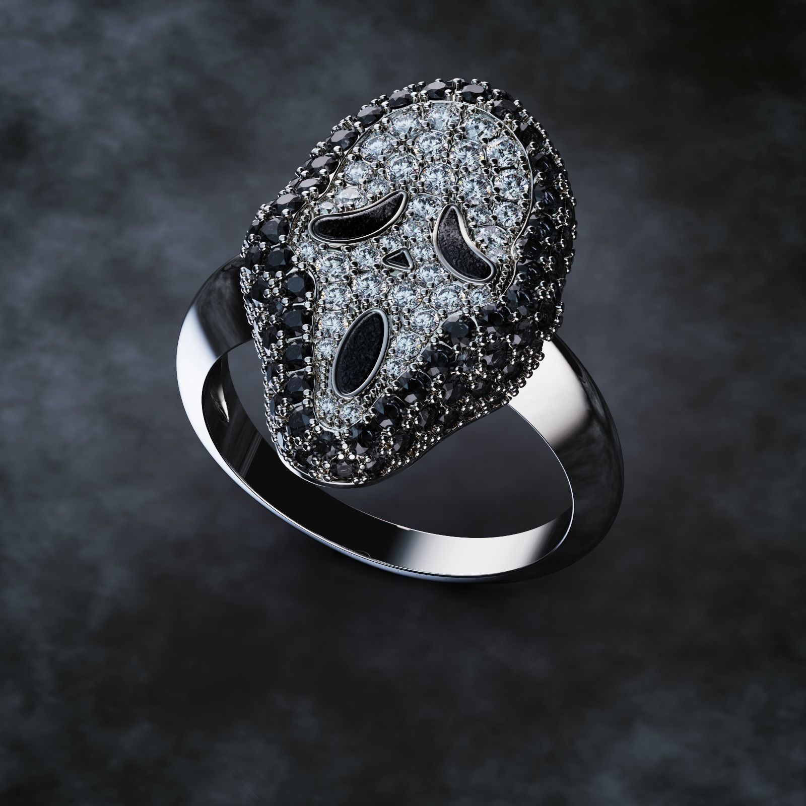 Ring Scream Style 3D print model_1
