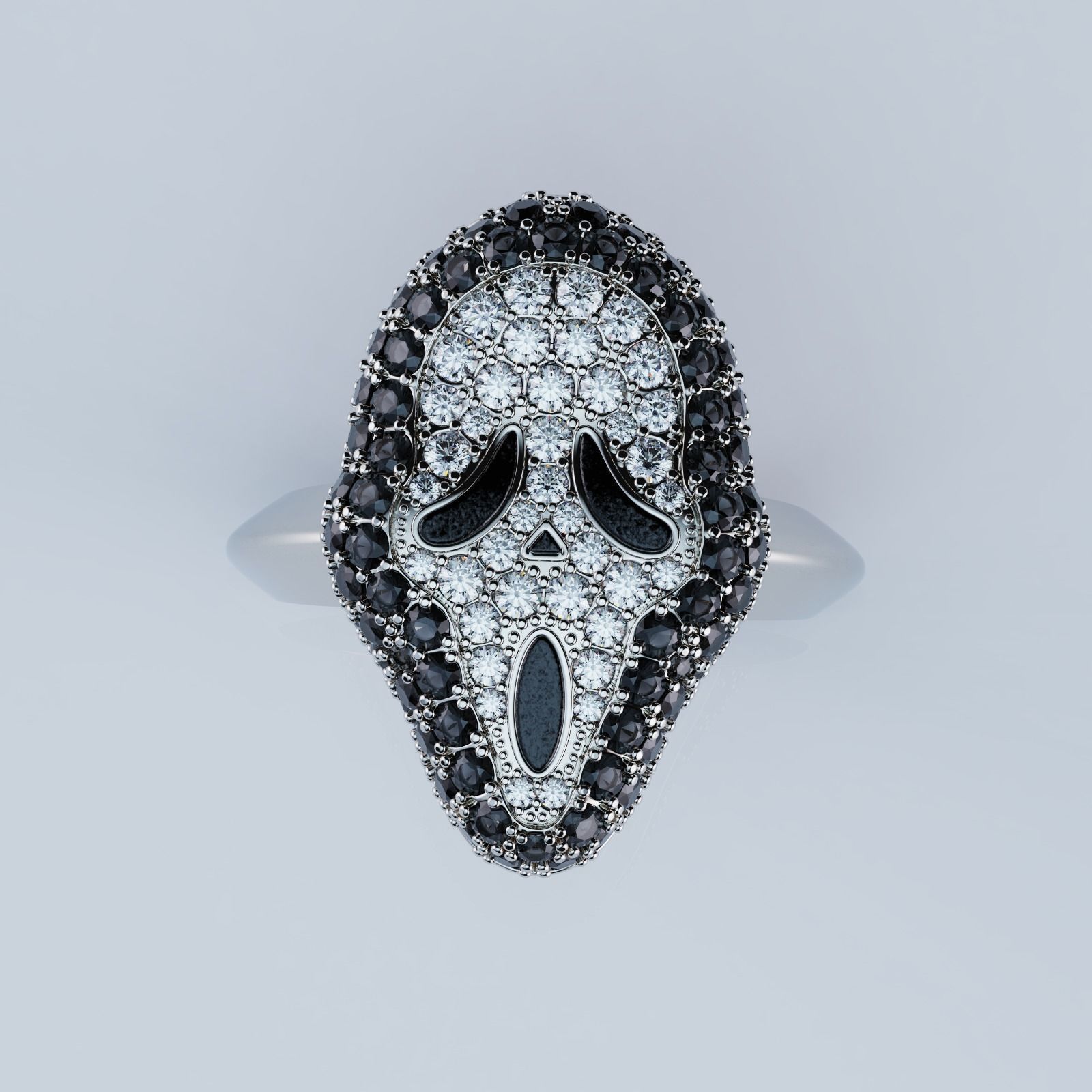 Ring Scream Style 3D print model_2