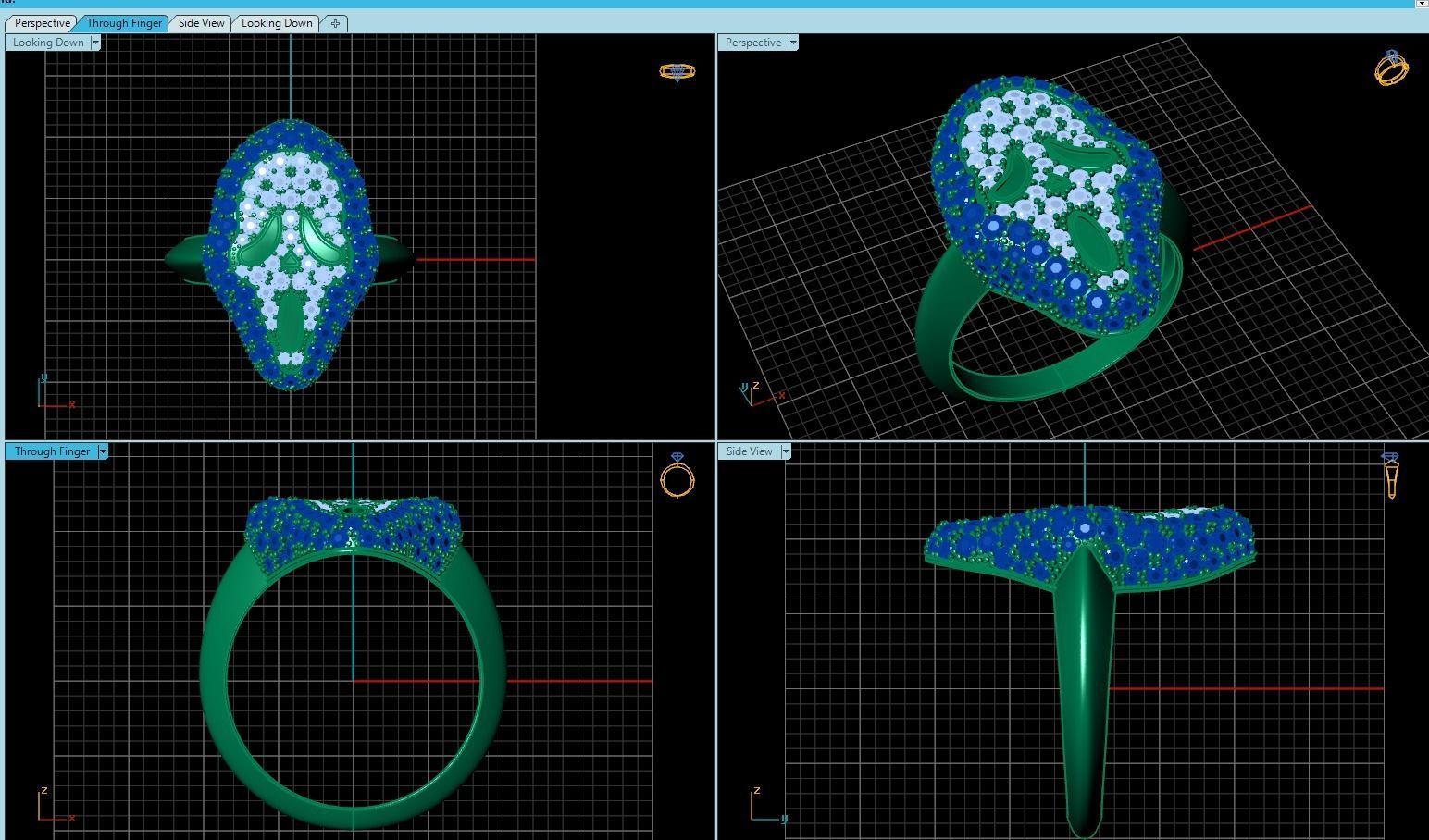Ring Scream Style 3D print model_6