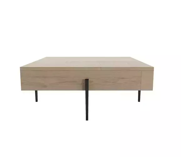 FOUR HANDS WESSON INDRA COFFEE TABLE   SPALTED PRIMAVERA 3D model