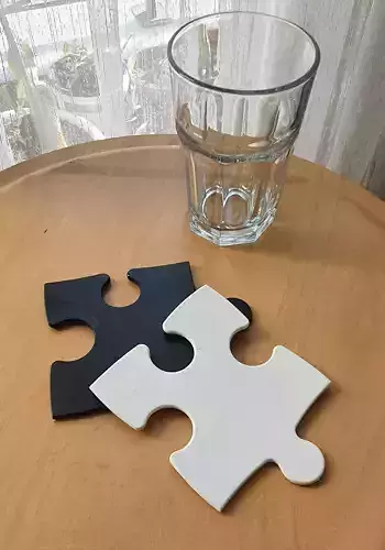 Puzzle Coaster Free 3D print model