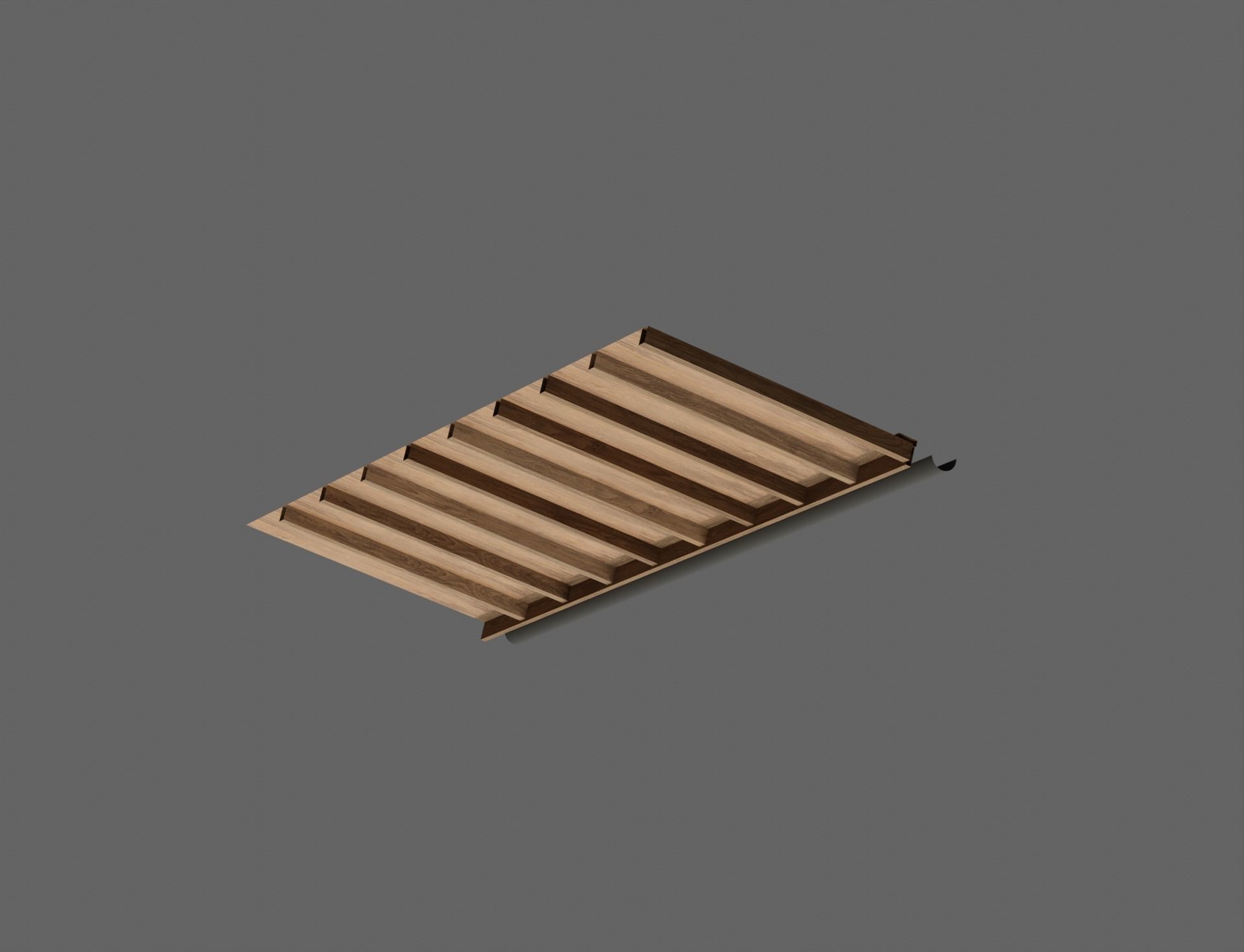 Japanese Old Traditional House Living Room with Courtyard 3D model_33