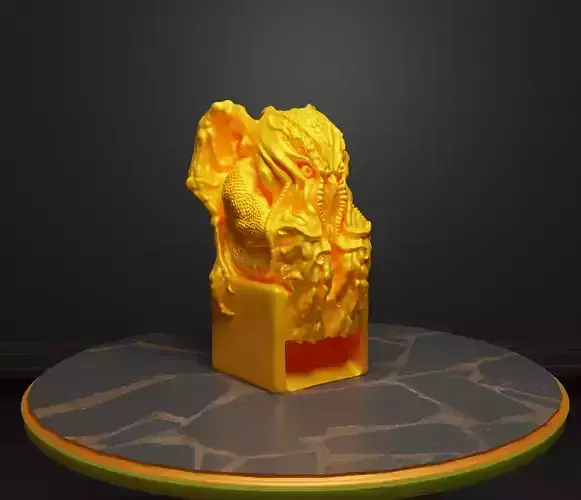 Octopus DnD Dice Tower Animal Dice Tray Cuculthu Dice Box Free 3D print model