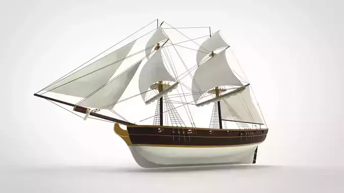 classic sailing ship