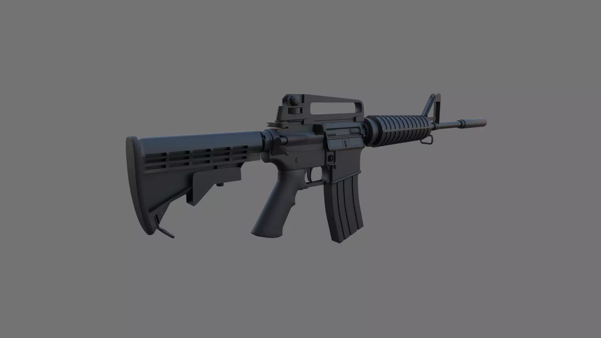Colt-M4 Free low-poly 3D model