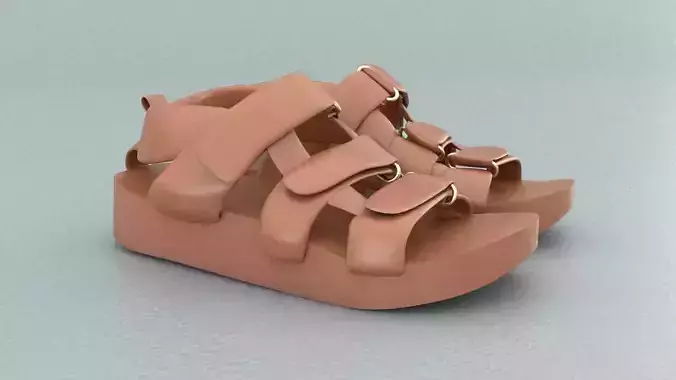 laos Sandals 3D model
