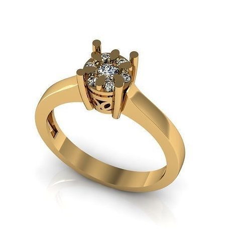 wadding ring 3D print model