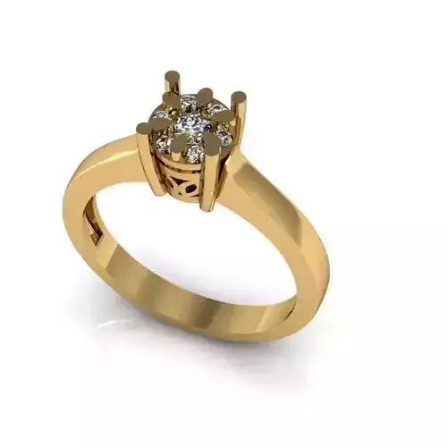 wadding ring 3D print model