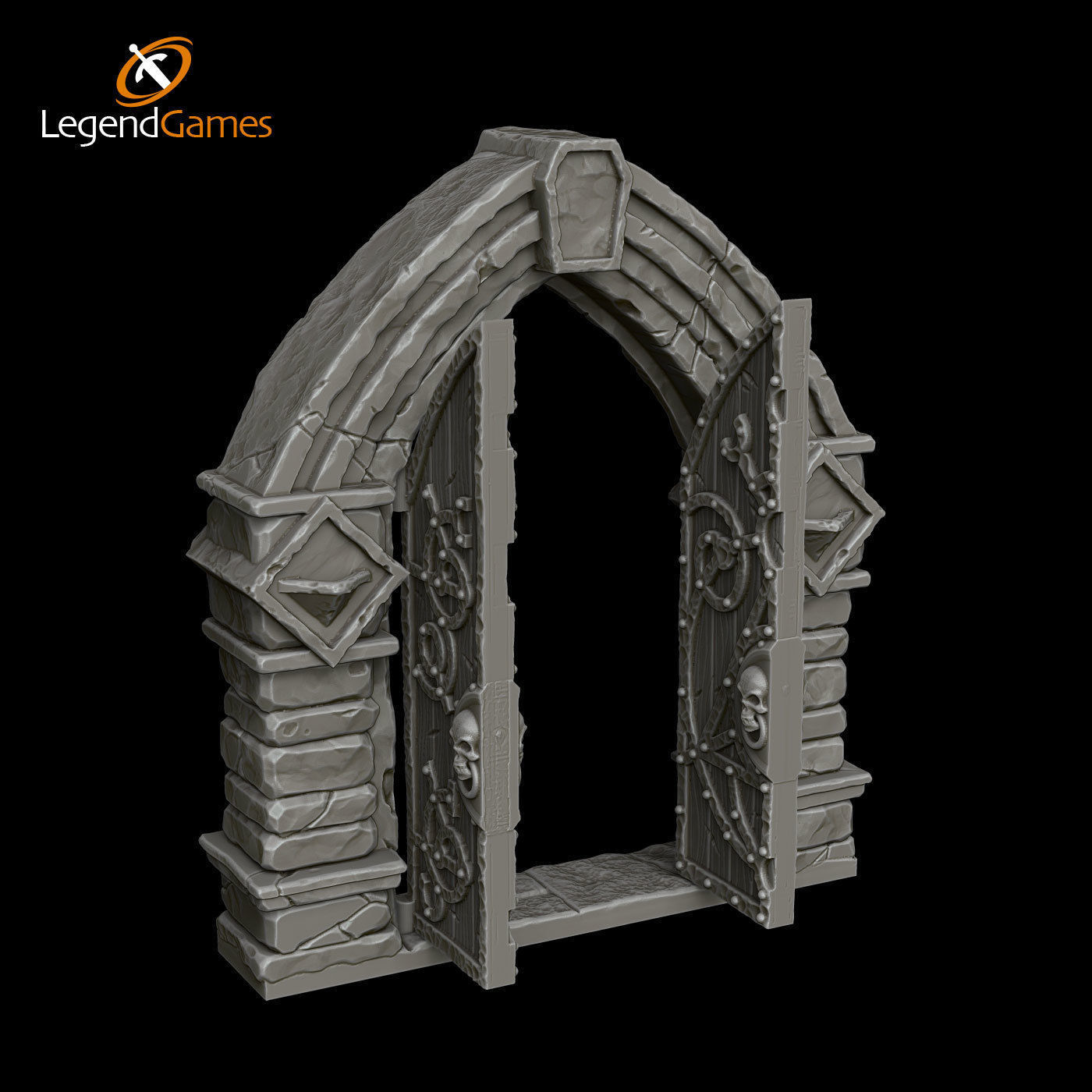 LegendGames Dungeon Doors Pack 3D print model_3