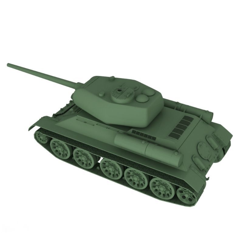 Tank T-34 Free 3D model_3