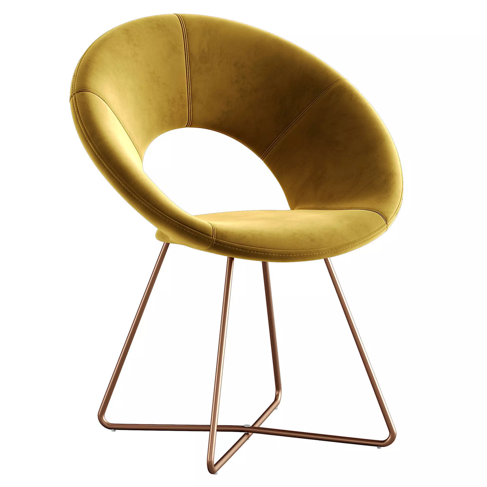 Focht Upholstered Armchair 3D model