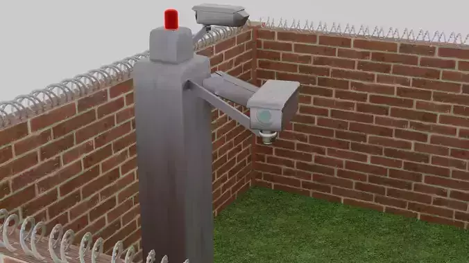 CCTV cameras on a pole