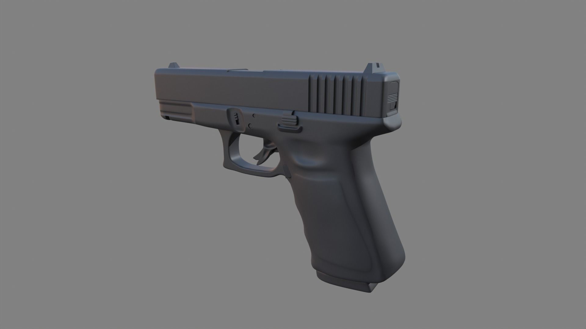 Glock 19 Free 3D model_2