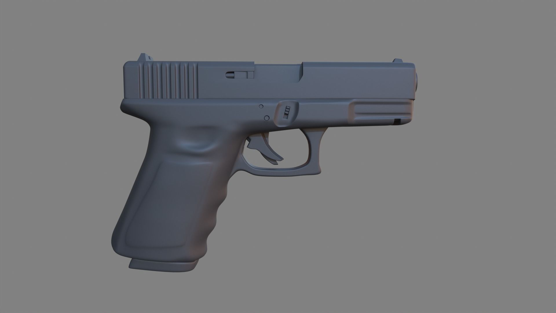 Glock 19 Free 3D model_1