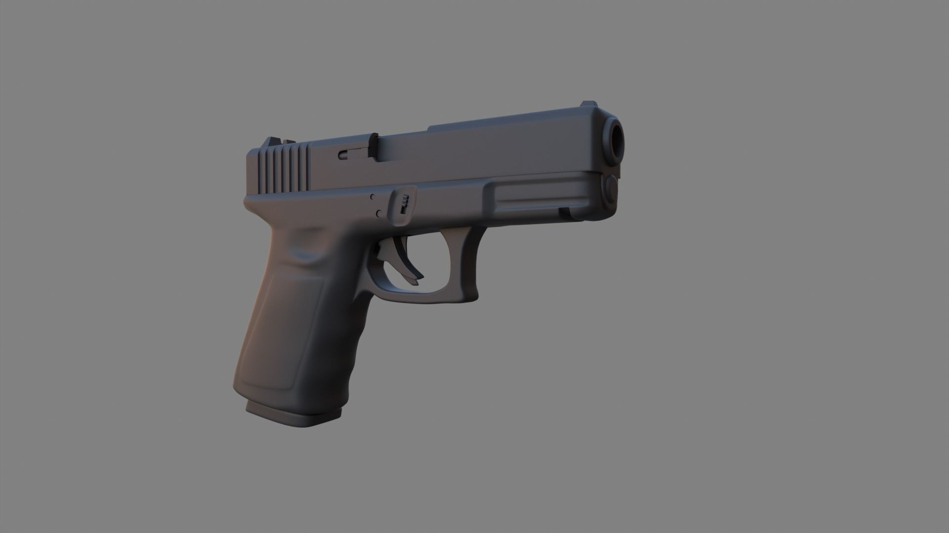 Glock 19 Free 3D model_3