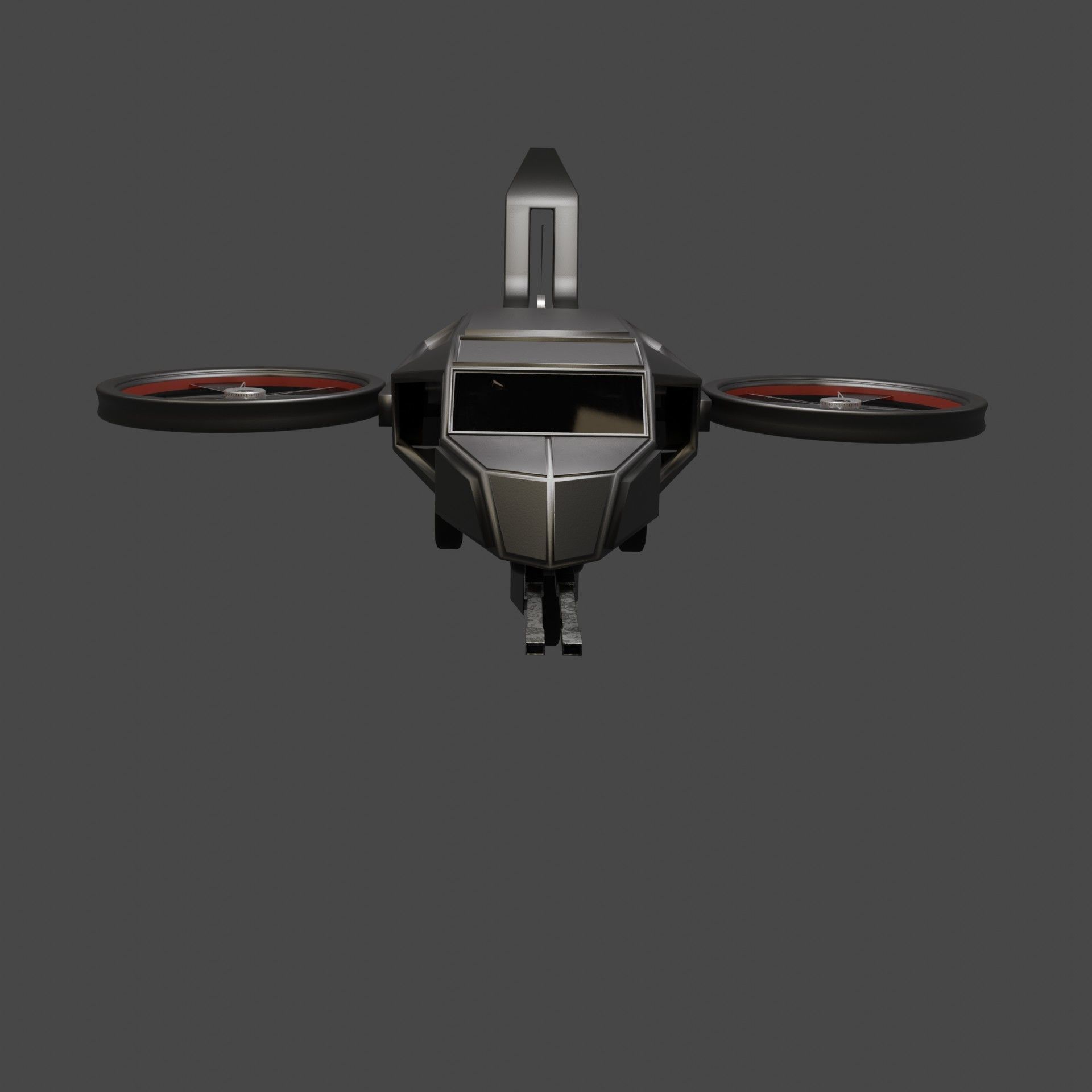 Low Poly Helicopter New version 2023 3D model_2