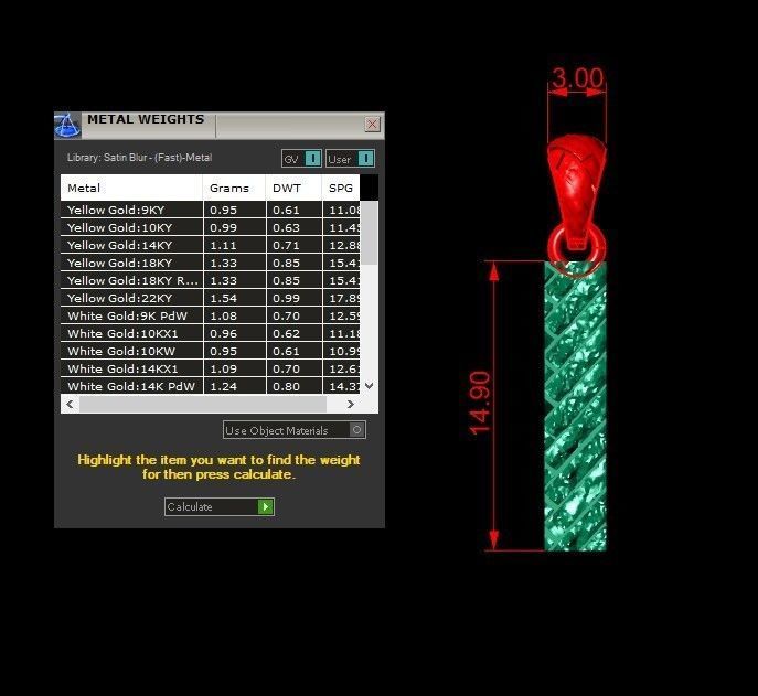 I Letter Alphabet Tiles Texture Pendant 3D Print Model 3D print model_1